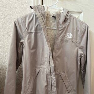 The North Face  cozy lined inside jacket  Girl size 10 -12